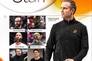 乐鱼体育-太阳公布25-26赛季教练组名单:奥特主教练+穆斯卡拉等7位助教